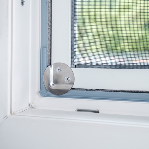 Magnetischer Fensterschutz, verstellbar, für max. 144,8 x 88,9 cm, weiße  Fensterrahmen mit dichtem Netz : : Baumarkt
