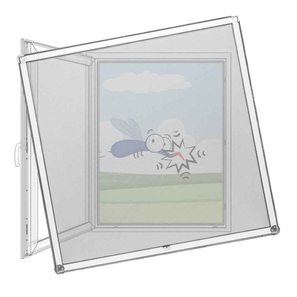 Fliegengitter für Kunststofffenster
